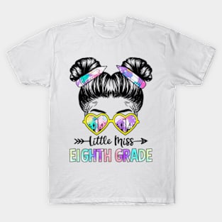 Little Miss Eighth Grade Girls Back To School Shirt Daughter T-Shirt